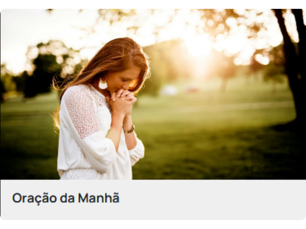 Oração da Manhã